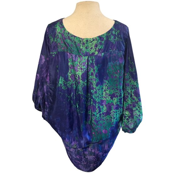 Silk Maggy Boutique Tunic Dress Size 10 Multicolor - Picture 3 of 8